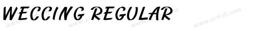 wedding regular字体转换
